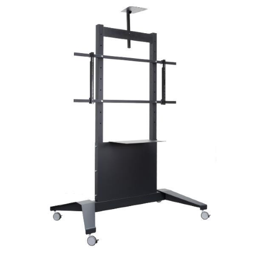 ITB Solution TROLLEY XXL - Carrello - per display LCD / sistema di videoconferenza - acciaio - nero - dimensione schermo: 55"-100"